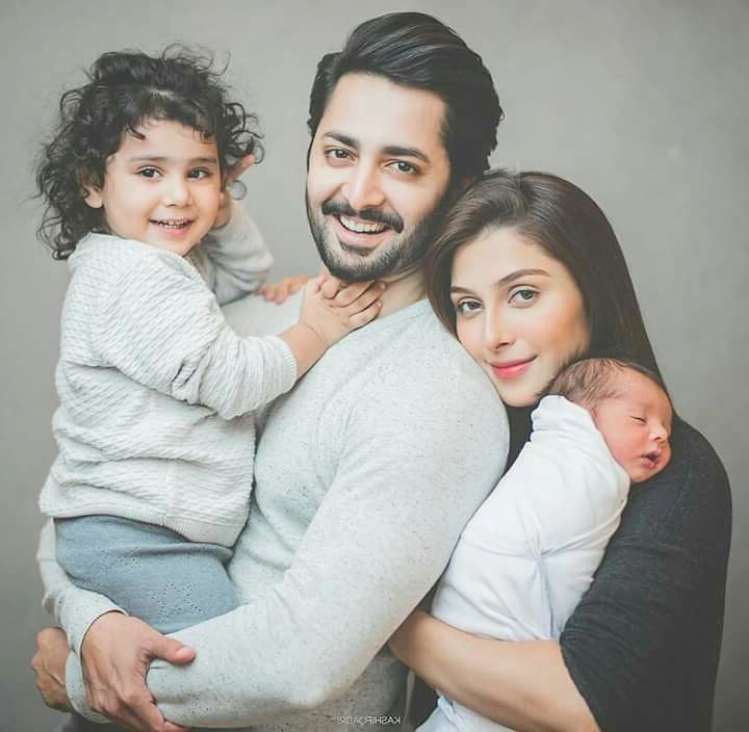 Danish Taimoor And Ayeza Khan With Children