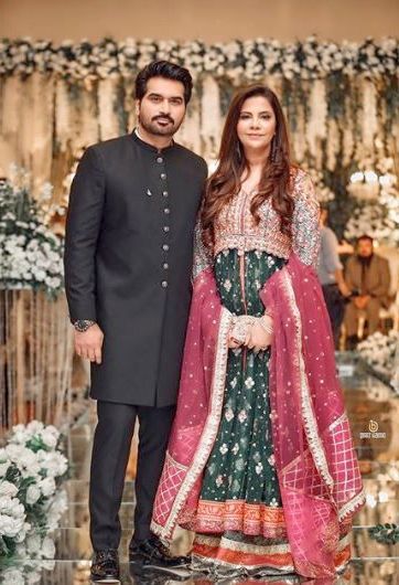 Humayun Saeed With Wife