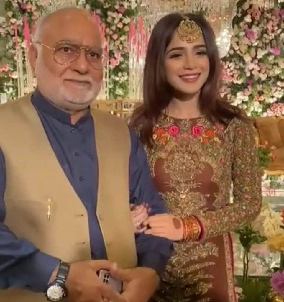 aima-baig with Father